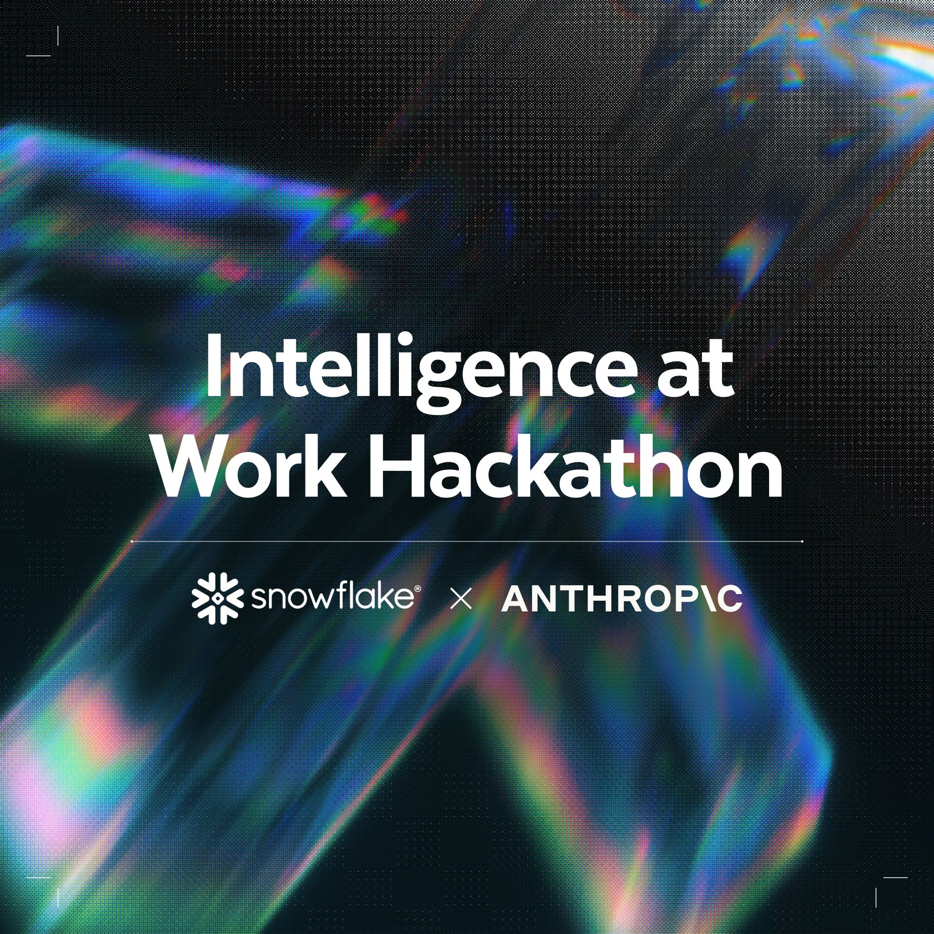 Intelligence at Work Hackathon event artwork